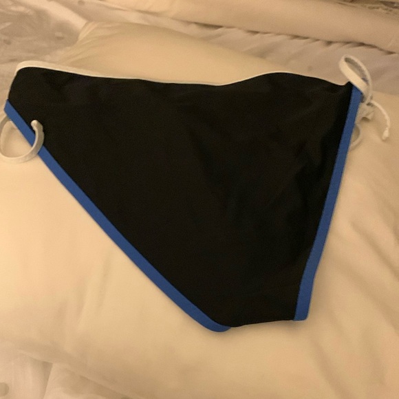 FREE if bundle with 30$ of purchase, NWT Black and Blue Bikini Bottom - Picture 3 of 4
